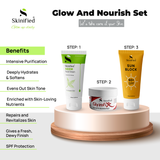 Glow And Nourish Set(Neem Face Wash + Glyzofix Cream + Sun Block)