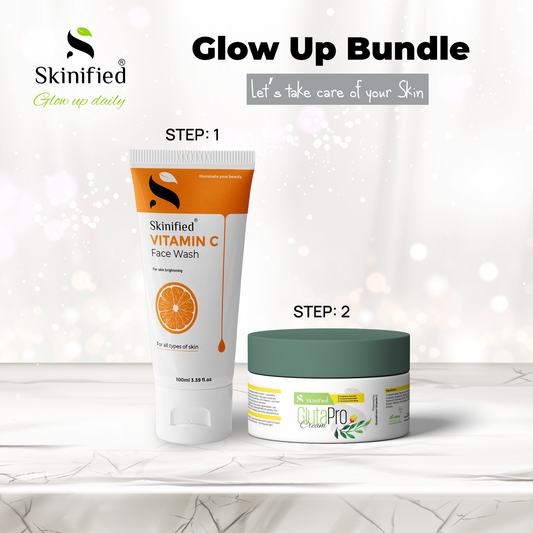 Glow Up Bundle(Vitamin C Face Wash + GlutaPro Cream)