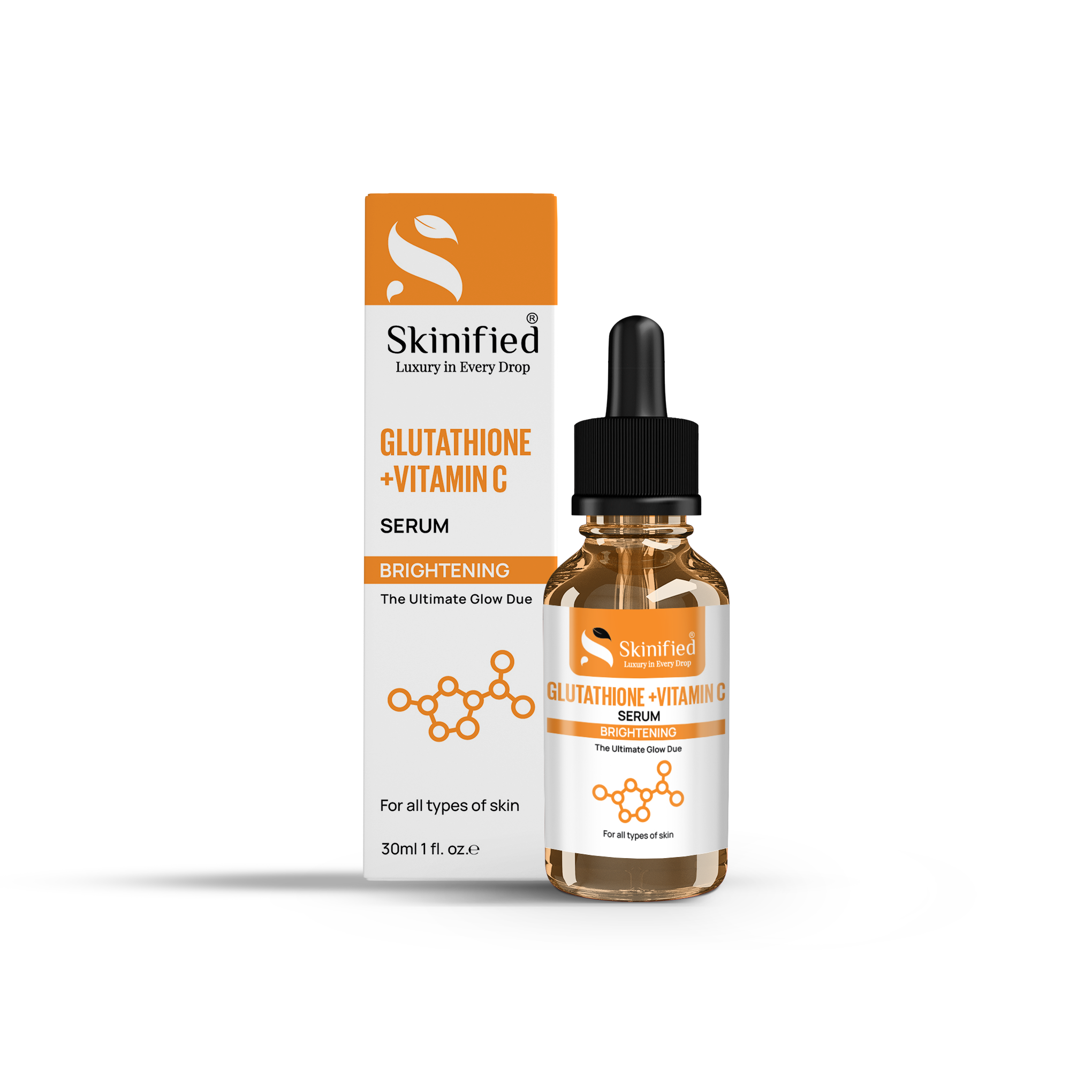 Glutathione + Vitamin C Serum 30ML Skinified Official Glutathione + Vitamin C Serum 30ML Skinified Official