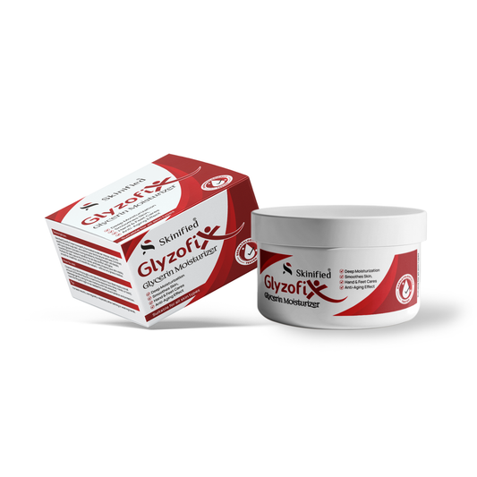 Glyzofix Cream 100g (Glycerin Moisturizer + Oil Free + Niacinamide + Body Hydrating + Non Greasy)