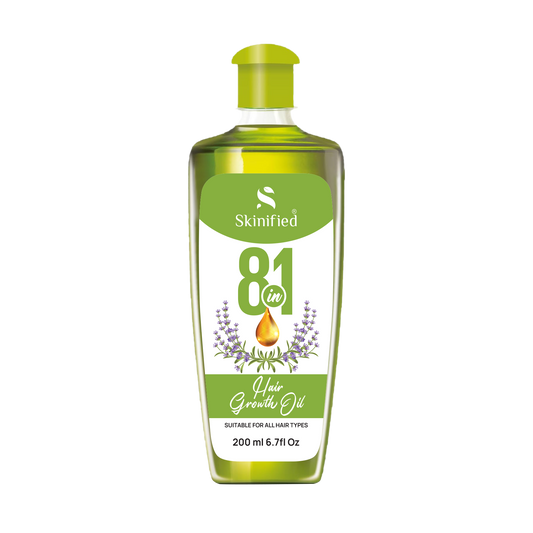 Hair Growth Oil 200ML (Rosemary + Lavender + Almond Oil + Coconut oil + Jojoba Oil + Argon Oil + Sesame Oil + Onion Oil)