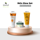Skin Glow Set(Vitamin C Face Wash + GlutaPro Cream + Sunblock)