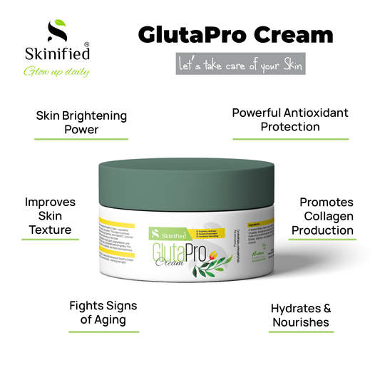 GlutaPro Cream( Powered By Glutathione + Vitamin C + Niacinamide + Whitening Cream)
