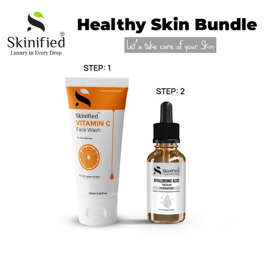 Healthy Skin Bundle(Vitamin C Serum + Hyaluronic Acid Serum)