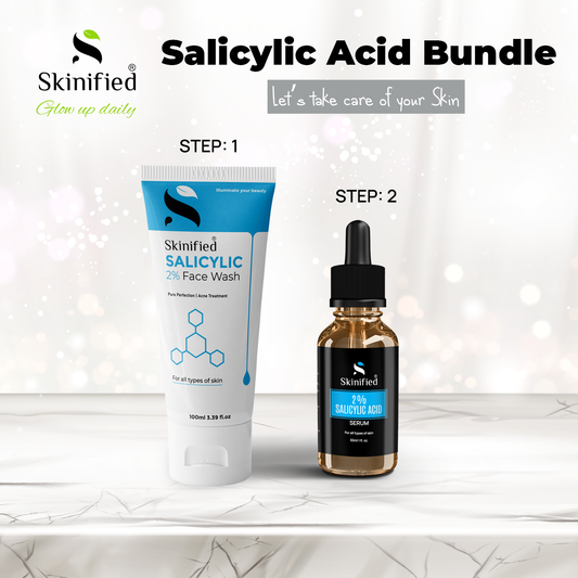 Salicylic Acid Bundle(Salicylic  Face Wash + Salicylic Serum)