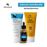 Salicylic Acid Bundle ( Salicylic Face Wash + Salicylic Acid Serum + Sun Block for Oily Skin )