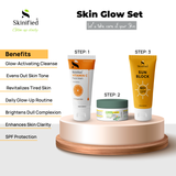 Skin Glow Set(Vitamin C Face Wash + GlutaPro Cream + Sunblock)